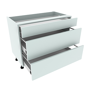 800, 3 Drawer Base Unit-U-WPSG